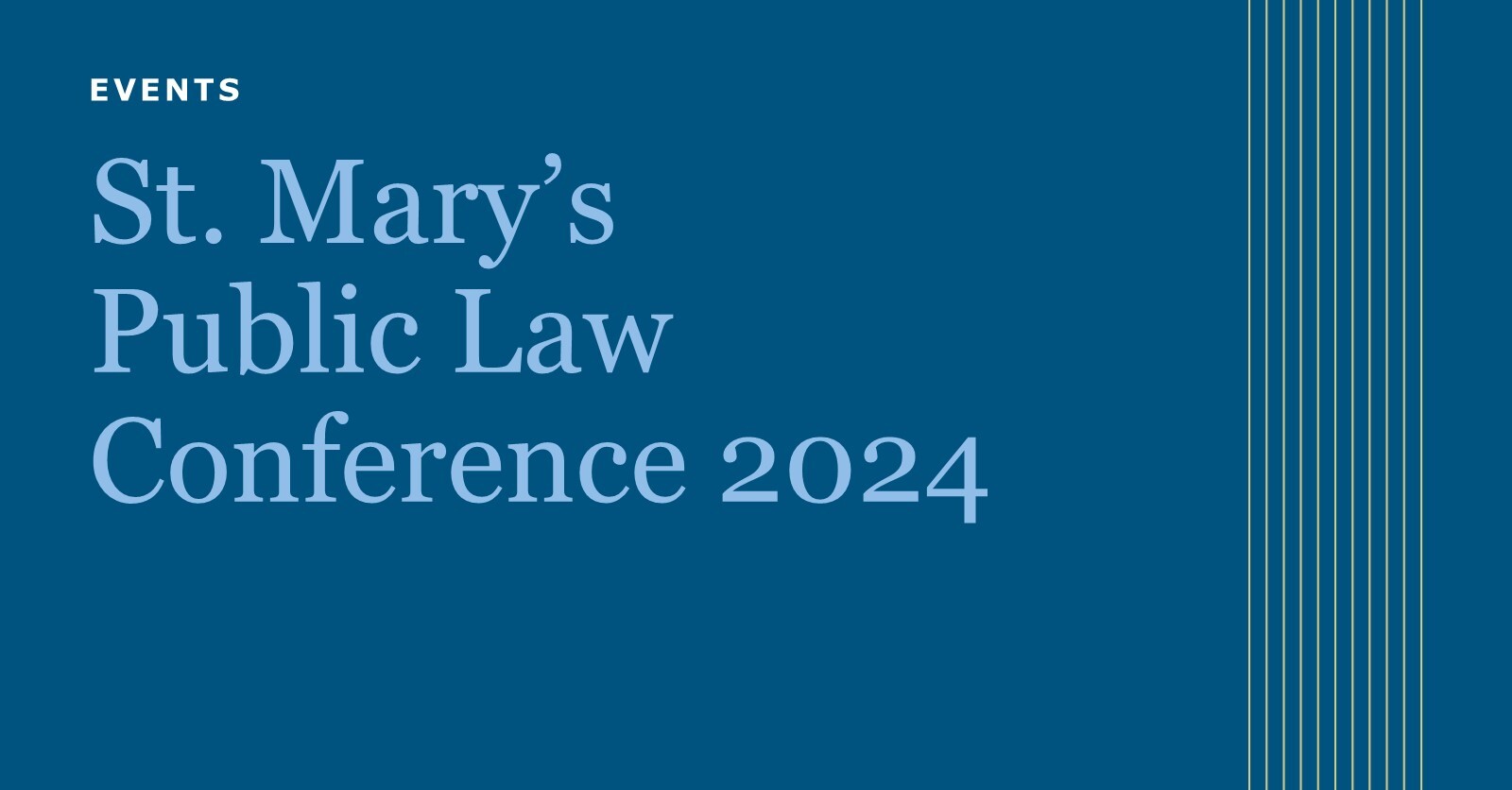 St Mary's Chambers Public Law Conference 2024
